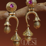 Ghanti Pushpa Drop stud Earrings
