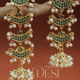 Chandramala Jhumka Earcuff / चंद्रमाला झुमका