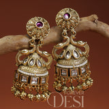 Shikhi Kundan Jhumka Earrings
