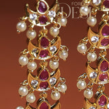 Chandramala Jhumar - Ear-Support Earrings