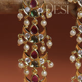 Chandramala Jhumar - Ear-Support Earrings