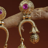 Ghanti Pushpa Drop stud Earrings