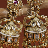 Shikhi Kundan Jhumka Earrings