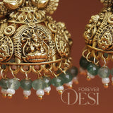 Lakshmi Mayur Jhumka Earrings