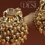Gaj Draksha Stud Earrings गज द्राक्षा