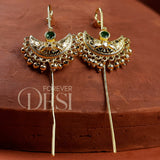 Chandrakor Kaan Bugdi Earrings / चंद्रकोर बुगडी