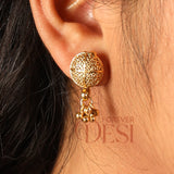Jaali Vati Stud Earrings