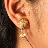 Jaali Vati Stud Earrings