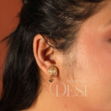 Jaali Vati Stud Earrings