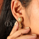 Jaali Vati Stud Earrings