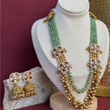 Rajnigandha Ghungroo Green Set