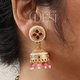 Shyamali Ratna Haar Set – Pink
