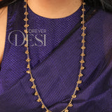 Gold Ghugari long Mala