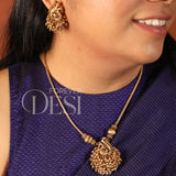 Mayur Draksha Gucha Necklace Set