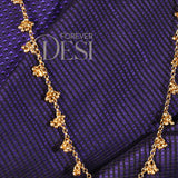 Gold Ghugari long Mala