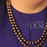 Pinjra Mangalsutra — Double Layer Set