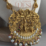 Shiv Parivaar Temple Necklace Set