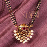 Saraswati Ruby Moti Mangalsutra Set