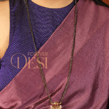Saraswati Ruby Moti Mangalsutra Set