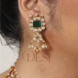 Short Aaranya Polki Set