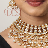 Padmika Jadau Pachi Kundan Set