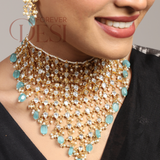 Neeljaal Kundan Net Choker Set