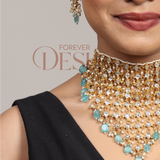 Neeljaal Kundan Net Choker Set