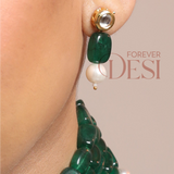 Natural Green Jade Onyx Choker Set