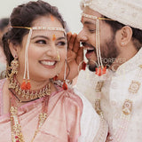 Lili Ghughri Kanthi Set - Pink