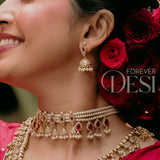 Jhumka Chinchpeti Set