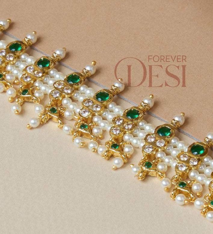 Emerald Harini Chinchpeti Set