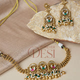 Triveni Pearl Choker Set