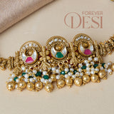 Triveni Pearl Choker Set