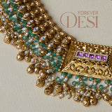 Emerald Raghavi Vanki Set
