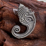 Ganesha Oxidized Studs