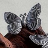 Butterfly Oxidized Studs